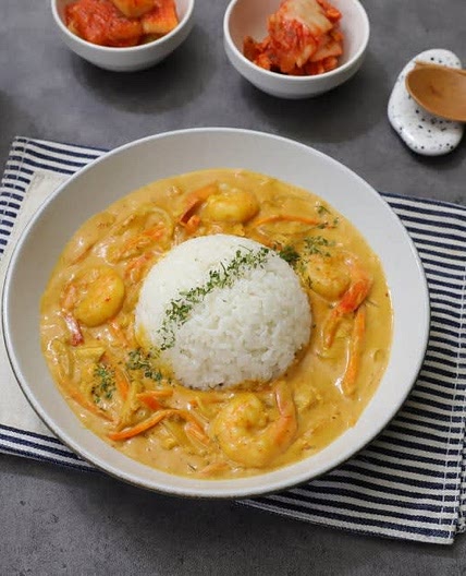 우유카레 레시피 맛있게만드는법 카레라이스 만들기 크림카레 새우카레