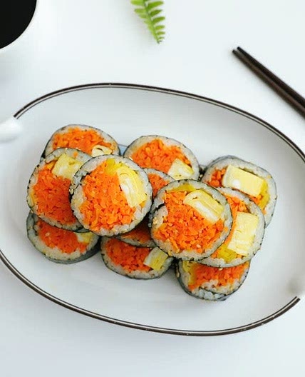 당근김밥 만들기 다이어트김밥 맛있게 싸는법 전주당근김밥