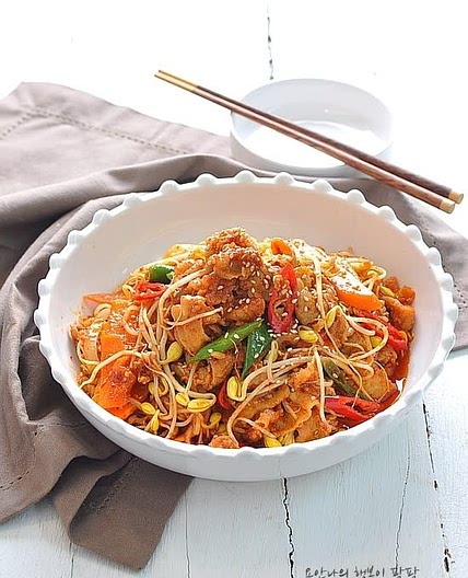 콩나물불고기 콩불