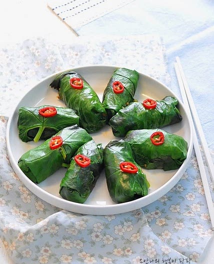 곰취쌈밥