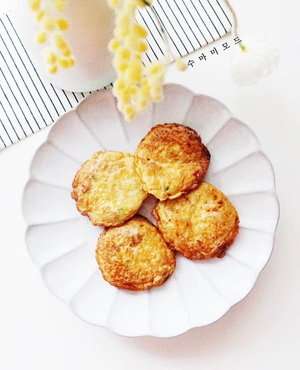 팽이버섯전 돼지고기 야채전