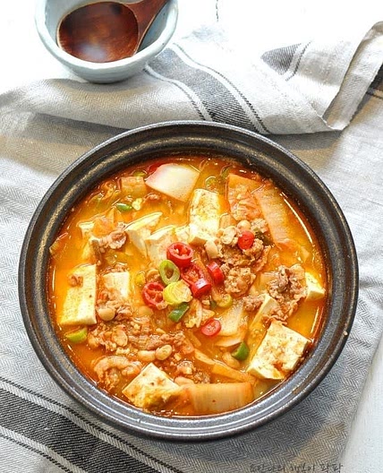 청국장찌개