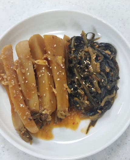 총각김치 지짐 알타리된장지짐 묵은지요리