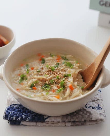 오트밀닭죽 만들기 닭가슴살죽 오트밀죽 아침식사대용 오트밀맛있게먹는법
