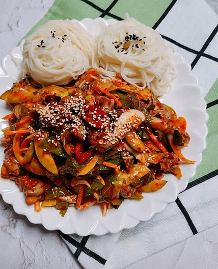 골뱅이 소면 무침