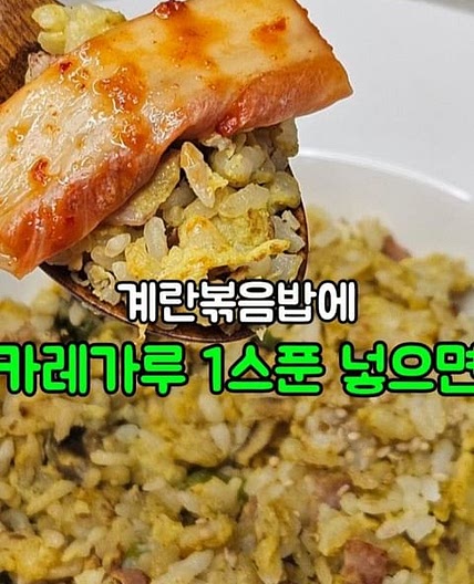 카레계란볶음밥