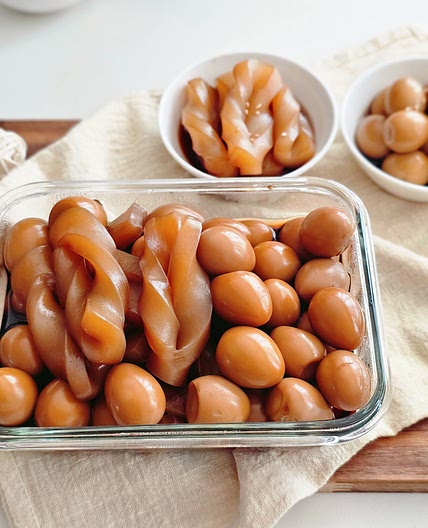 초간단 메추리알 장조림 500g 메추리알 곤약장조림 요리