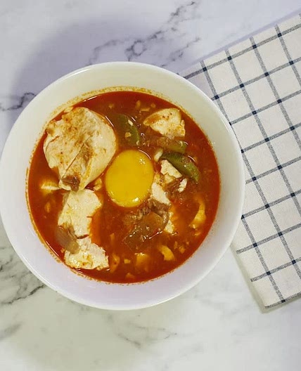 간편하게 맛내기 좋은 고추참치 순두부찌개 만들기