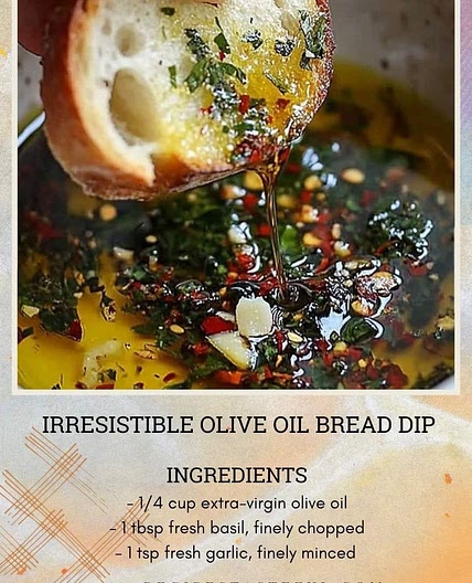 Irresistible Olive Oil Bread Dip