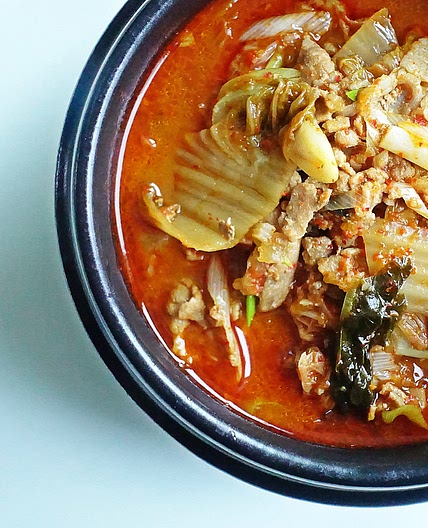 김치찌개 맛있게 끓이는법 대패삼겹살요리