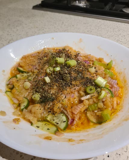 Red Lentil Salad