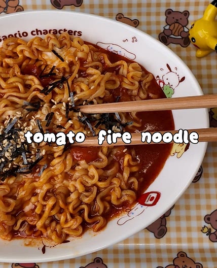 Tomato fire noodle