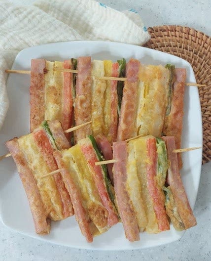 오색 꼬치전 만들기 명절 전 요리