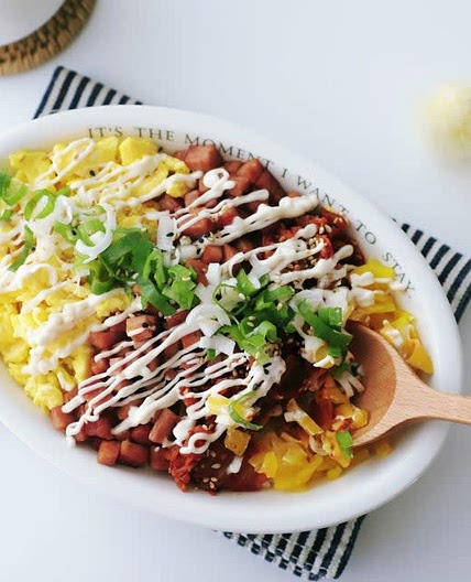 스팸마요덮밥 스팸김치덮밥 고소하고 감칠맛나는 한그릇요리