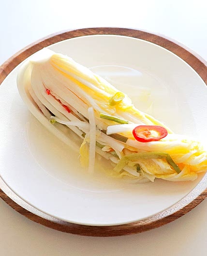 백종원 백김치 담그는 방법