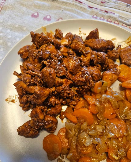 Sticky honey lemon chicken