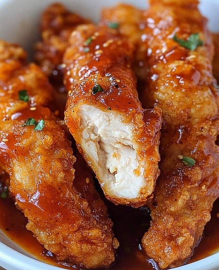 Sweet garlic chicken tenders