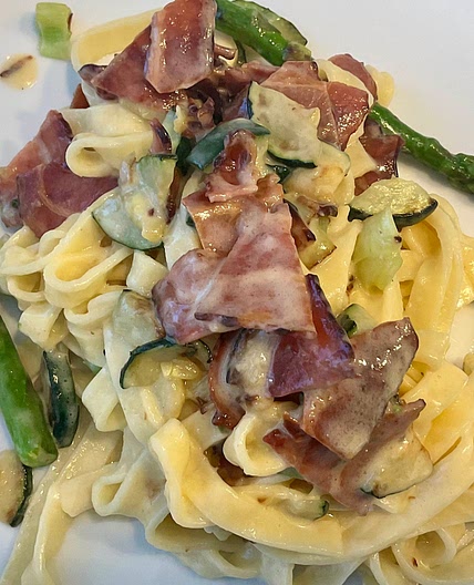 BenKat’s Summery Pasta Carbonara