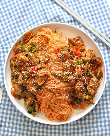 꼬막비빔국수
