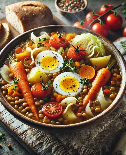 Soupe de lentilles