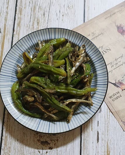 꽈리고추로 맛있게 멸치고추조림 만들기