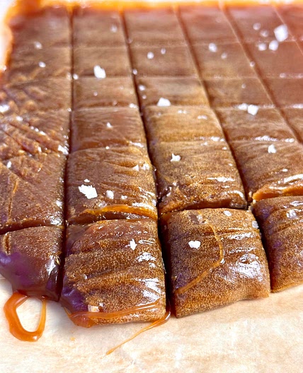 3 ingredient Soft Caramel Chews 