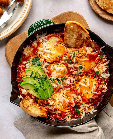 Dippy Tomato Egg Skillet