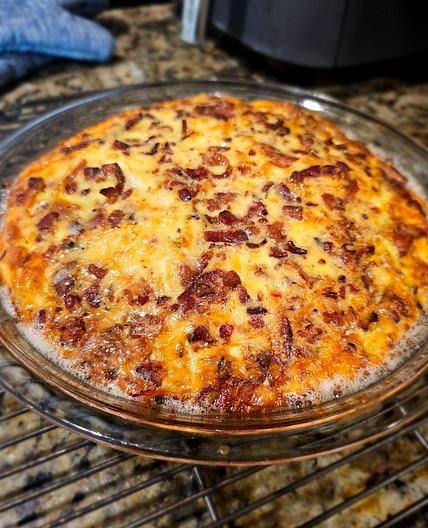 Bacon, Boursin & Broccoli Frittata