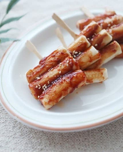 떡꼬치만들기