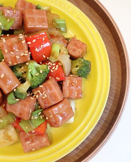 햄야채볶음 만들기