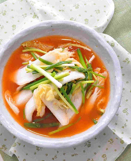 배추물김치