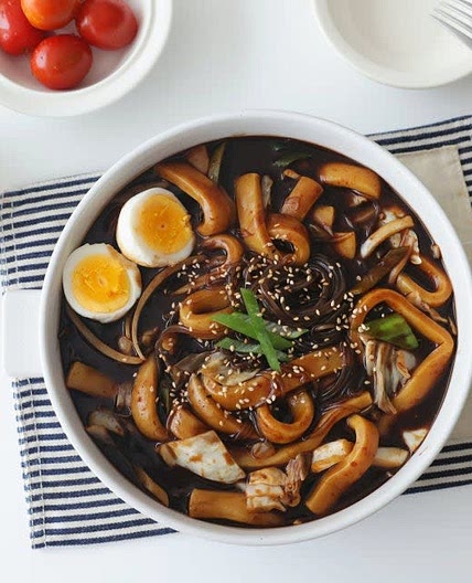 짜장떡볶이 만드는법 짜장가루떡볶이 떡볶이양념 아이간식