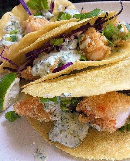 Tequila Shrimp Street Tacos