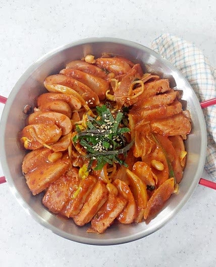 부대볶음 만들기 재료 양념 부대볶음 레시피 소세지볶음