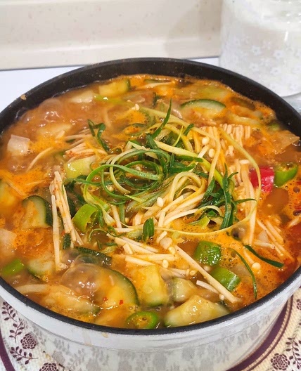 돼지고기 청국장맛있게끓이는방법 다담청국장 레시피