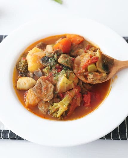 마녀스프 레시피 다이어트 소고기 토마토야채스프 만들기