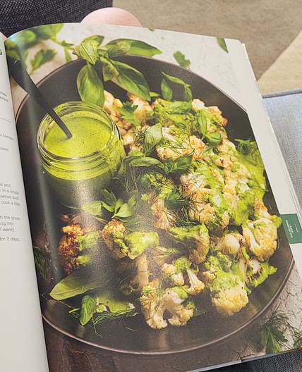 Green Goddess Dressing with Cauliflower