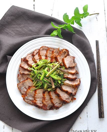 미나리 삼겹살