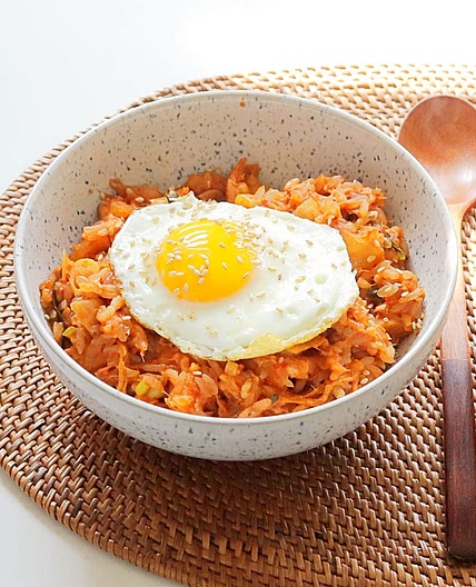 참치 깍두기 김치볶음밥 곤약밥