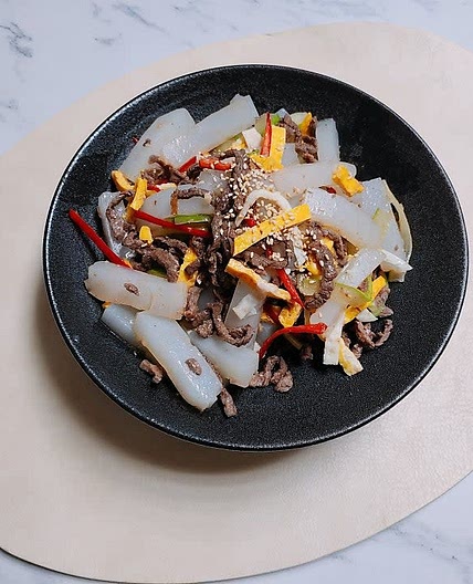 청포묵 무침 탕평채