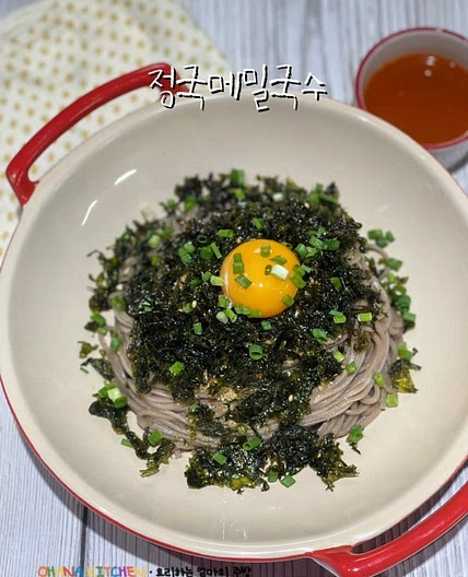 정국메밀국수 레시피 불마요 들기름 메밀 막국수 만들기