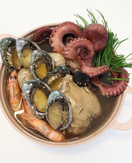 전복 삼계탕 해신탕 만들기