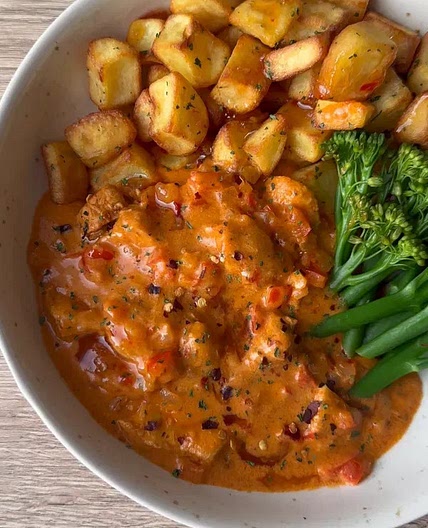 Creamy Sweet chilli chicken