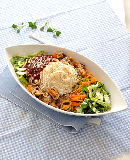 꼬막된장비빔국수