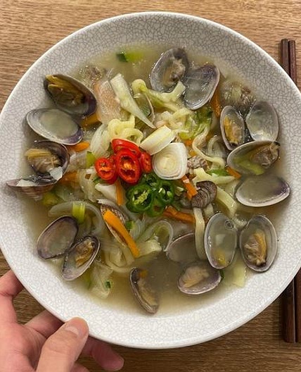 바지락 칼국수 만들기