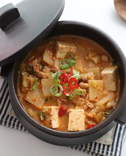 청국장 맛있게 끓이는법 돼지고기청국장찌개 만들기