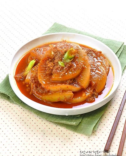 밥새우무조림