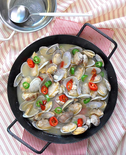 바지락술찜