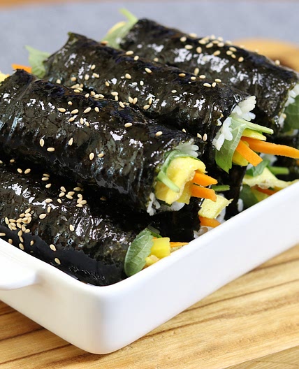 나들이 도시락으로 좋은 꼬마김밥 만들기
