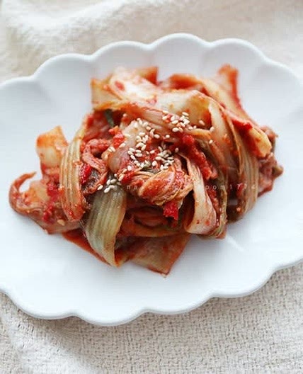 마늘김치 만들기